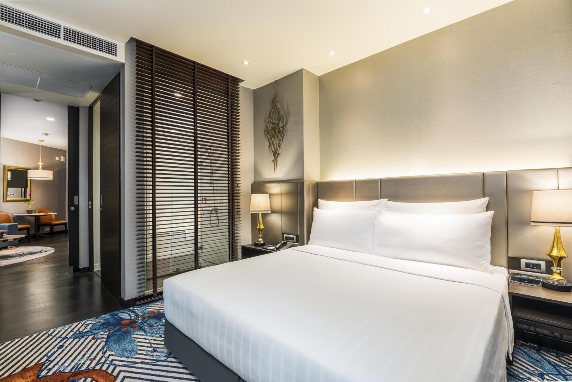Suite King Club con 1 Camera da Letto e Vista Città