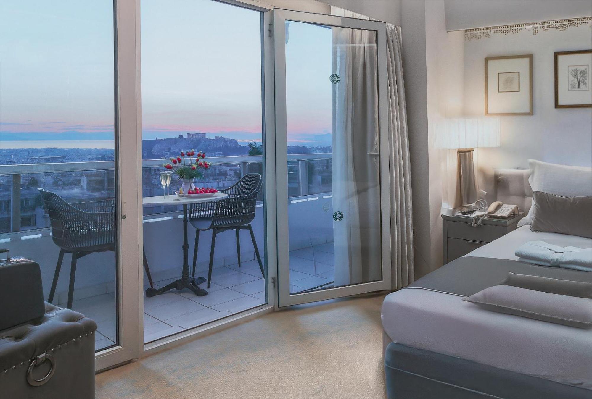 Premium Room with Private Balcony & Panoramic Acropolis View