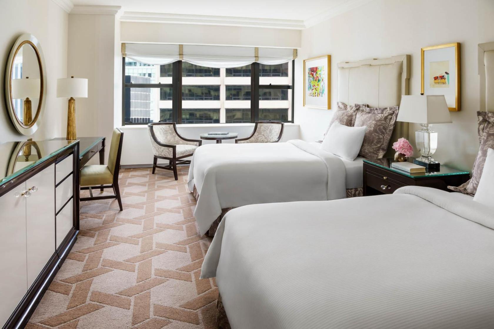 SUPERIOR TWO DOUBLE BEDS